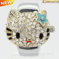 Quite Cute Finger Ring Watch with Hello-Kitty Cover (SA2050)